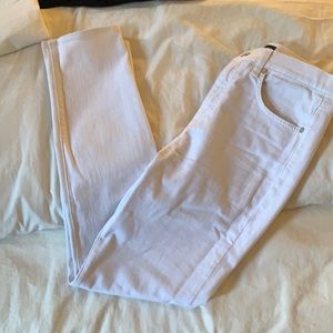 Veronica Beard White Skinny Jeans